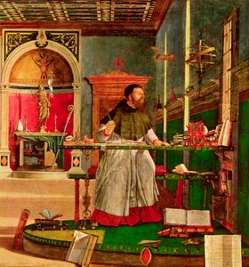 Vision of St. Augustine, 1502-08 (detalj) (se 932)